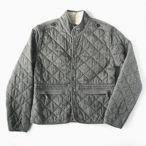 Loft Design By Quilted Military Jacket - Picture 1 of 6